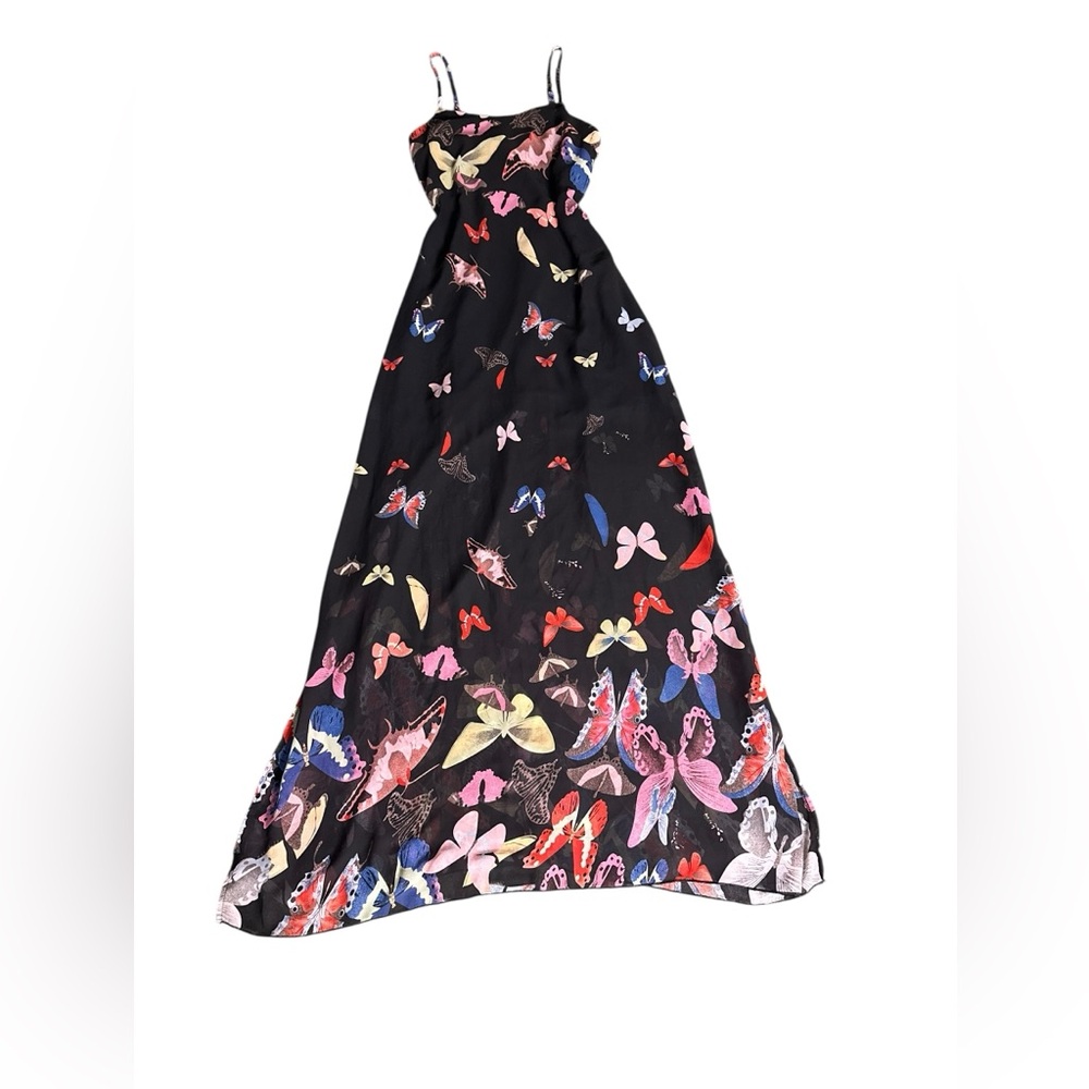 Vintage 90s Parisian butterfly dress, small